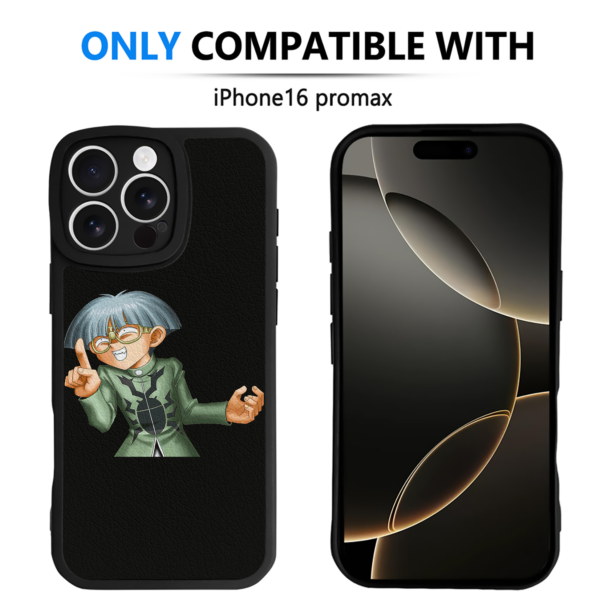 （画像用） 遊☆戯☆王 Yu-Gi-Oh! 【iPhone 16シリーズ対応】シリコンスマホケース（レザー調） 材質：シリコン
